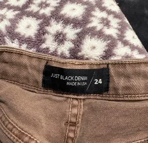 Just Black Denim Jeans Brown thumbnail 4