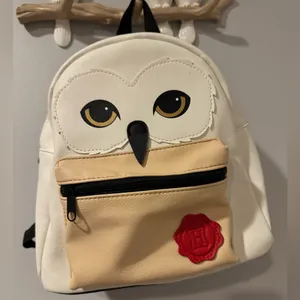 Officially Licensed Harry‎ Potter Hogwarts Hedwig White Owl Mini Backpack W thumbnail 1