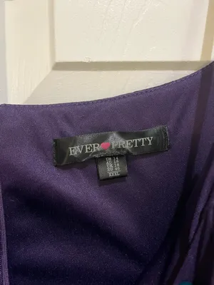 Formal Dress Purple Size 14 thumbnail 4