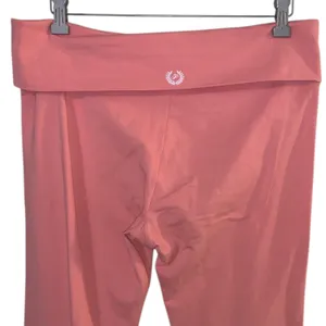 Victoria’s Secret Pink Cotton Foldover Flare Leggings Pink thumbnail 4