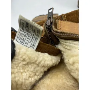 UGG Brown Leather Boots Size 6 thumbnail 8