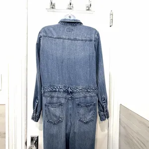 Universal Threads Denim Jumpsuit Womens Blue Medium Wash Button Front Size 8 thumbnail 10