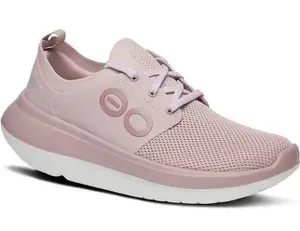 OOFOS OOmy Stride Recovery Sneakers Women Size 7 Stardust Pink Knit thumbnail 1