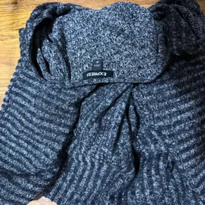 Express Charcoal V-Neck Sweater thumbnail 5