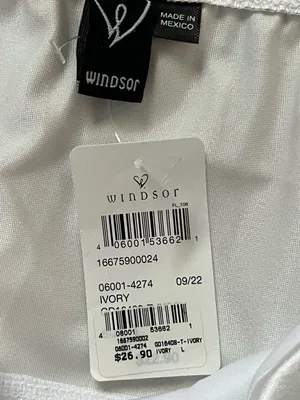 Windsor Sweet Amour Satin Pleat Crop Top Large NWT thumbnail 4