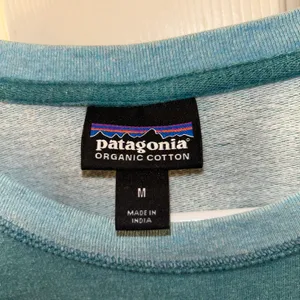 Patagonia Hazy Peaks Midweight Crew Sweatshirt Size Medium Teal Organic Cotton thumbnail 3