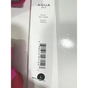 AQUA Swim Fuchsia Red Colorblock Underwire Bikini Set L FCH-1559H FCH-1623F thumbnail 6