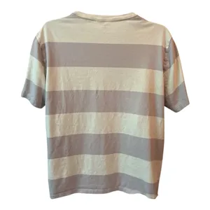 Old Navy Men Striped Short Sleeve Core Crew T Shirt Size Large Purple Stripe thumbnail 3