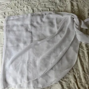 Ekouaer Black/ White set Sheer Wrap Skirt for Bikini and Beach thumbnail 4