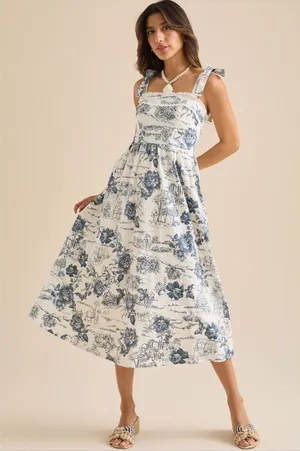 Summer Dress Altar'd State Blue  thumbnail 1
