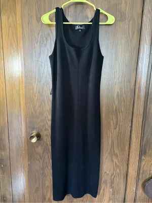 Lulus Sleeveless Sweater Bodycon Midi Tank Dress with a Scoop Neckline thumbnail 2