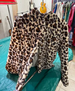 loveriche Women'Small Leopard Print Teddy Jacket Size Small thumbnail 1