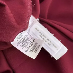Loft Wide Leg Pull On Crop Stretch Pants Womens XL Burgundy Casual Office thumbnail 6