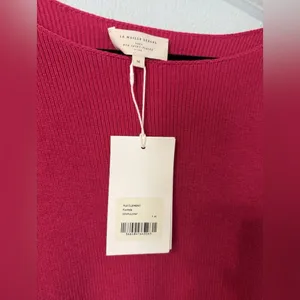 Sézane NWT Pull Clement — Fuchsia Medium thumbnail 5