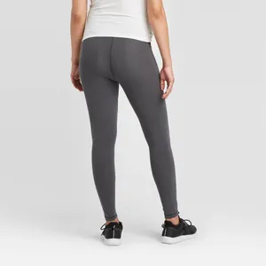 NWT Isabel Maternity By Ingrid & Isabel Active Maternity Leggings Gray XS thumbnail 2