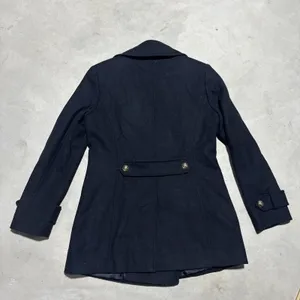 Lauren Ralph Lauren Double-Breasted Wool Blend Peacoat Size 2 Small Vintage thumbnail 7