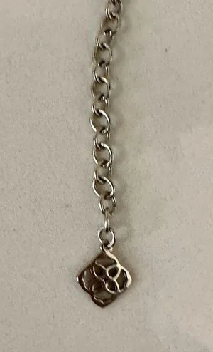 Kendra Scott Elisa Copper Drusy Pendant Silver Chain Necklace thumbnail 5