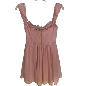 NWT Windsor Pink Such A Flirt Sweetheart Lace Trim Skater Dress Corset Small thumbnail 3