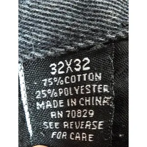 Mens Black Premium Skinny Jeans Black Pink Size 32x32 thumbnail 7