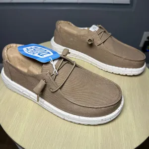 Hey Dude Wendy Stretch Canvas, Taupe, US W6 thumbnail 3