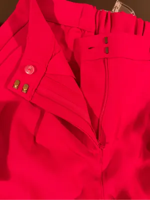 Old Navy Extra High-Rise Taylor Wide Leg Trouser Pants Hot Pink Barbie Medium thumbnail 3