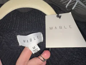 Mable Sweater Top Black Size M thumbnail 3