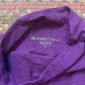 Beyond Yoga Space Dye Purple Side Pocket Leggings thumbnail 3