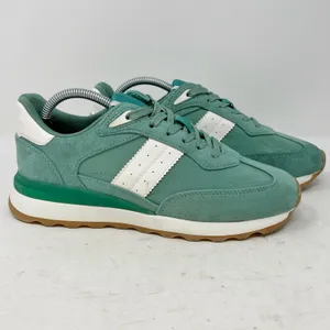Steve Madden Percie Sneakers Jade Green White Womens Size 6.5 thumbnail 4