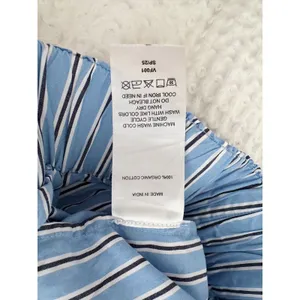 Quince Organic Cotton Striped Pull-On Boxer Shorts Blue Size L thumbnail 4