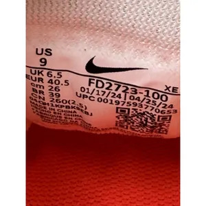 Nike Air Zoom Pegasus 41 Women's Size 9 Summit White Crimson FD2723-100 New NWOB thumbnail 8