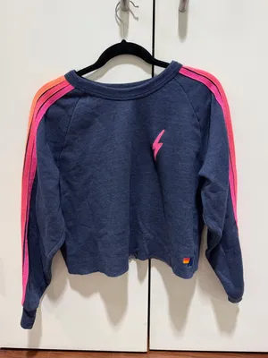 Aviator Nation Navy Pullover Sweatshirt and Sweatpants Set thumbnail 4
