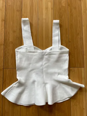Peplum Corset Tank Top Sz XS thumbnail 2