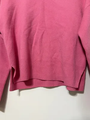 Abercrombie & Fitch Pink Crewneck Sweater Size XS Knit Stretch Bubblegum Summer thumbnail 5