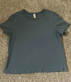 Blue Lululemon cotton tee  thumbnail 1