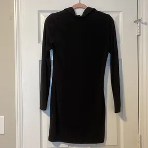 NWT long sleeve black dress thumbnail 3