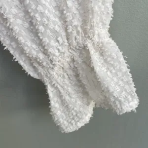LOFT Cream Ruffled Bib Collar Blouse thumbnail 4
