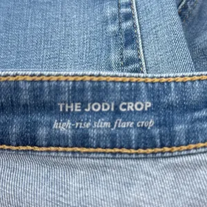 AG Adriano‎ Goldschmied The Jodi Crop Jeans 28 High Rise Slim Flare Distressed thumbnail 6