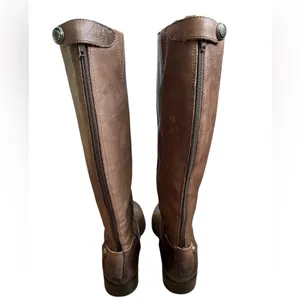 NWOT‎ Arturo Chiang Brown Ombré Leather Fierce Riding Boots Tall Size 7.5 thumbnail 5