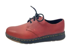 Dr. Martens Airwair Cavendish Red Leather Lace Up Almond Toe Oxford Shoes Size 7 thumbnail 1