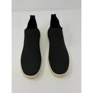 Rothy's Chelsea Sneaker Black Solid Knit Ankle Boot Women Size 7.5 thumbnail 3