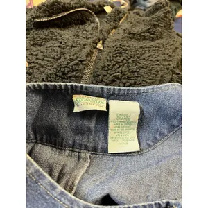 Vintage Y2K St. John’s‎ Bay Denim Jumper Dress Western Farmcore Normcore Women L thumbnail 8