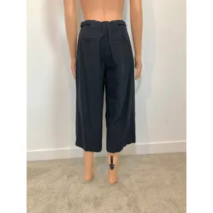 Greylin small Nana pleated linen cropped wide leg culottes P2 3401 thumbnail 11