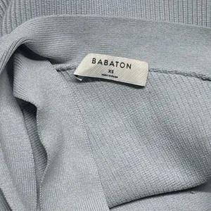 Babaton by Aritzia Sculpt Knit Criss‎ Cross Tank Color lBlue thumbnail 6