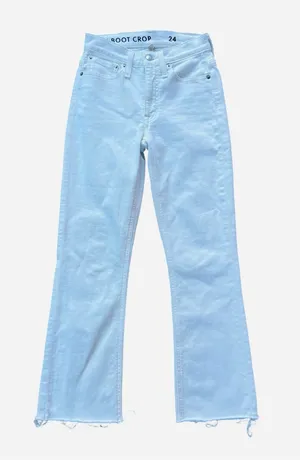 J. Crew White Women's Boot Crop Jeans thumbnail 1