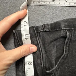American Eagle Hi-Rise Jeggings Size 00 Regular‎ Black Wash Denim Skinny Jeans thumbnail 7