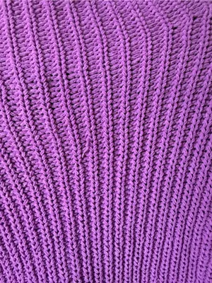 Aerie Purple Chunky Knit Oversized Turtleneck Sweater Women’s Large thumbnail 7