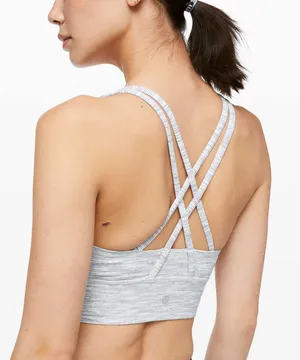 Lululemon Free To Be Serene Bra *Long Line Wee Are From Space Nimbus Battleship thumbnail 2