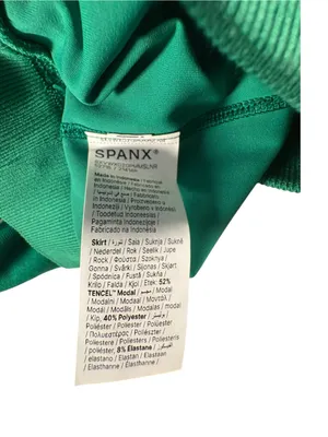 NWT SPANX AirEssentials Pique Skort 3X Field Green Athletic Tennis Golf Skirt thumbnail 6