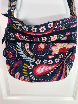 Vera Bradley Quilted Painted Paisley Crossbody Bag thumbnail 3