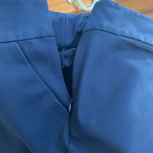 Zara | Navy Blue Women’s Structured Cotton Shorts Small thumbnail 5